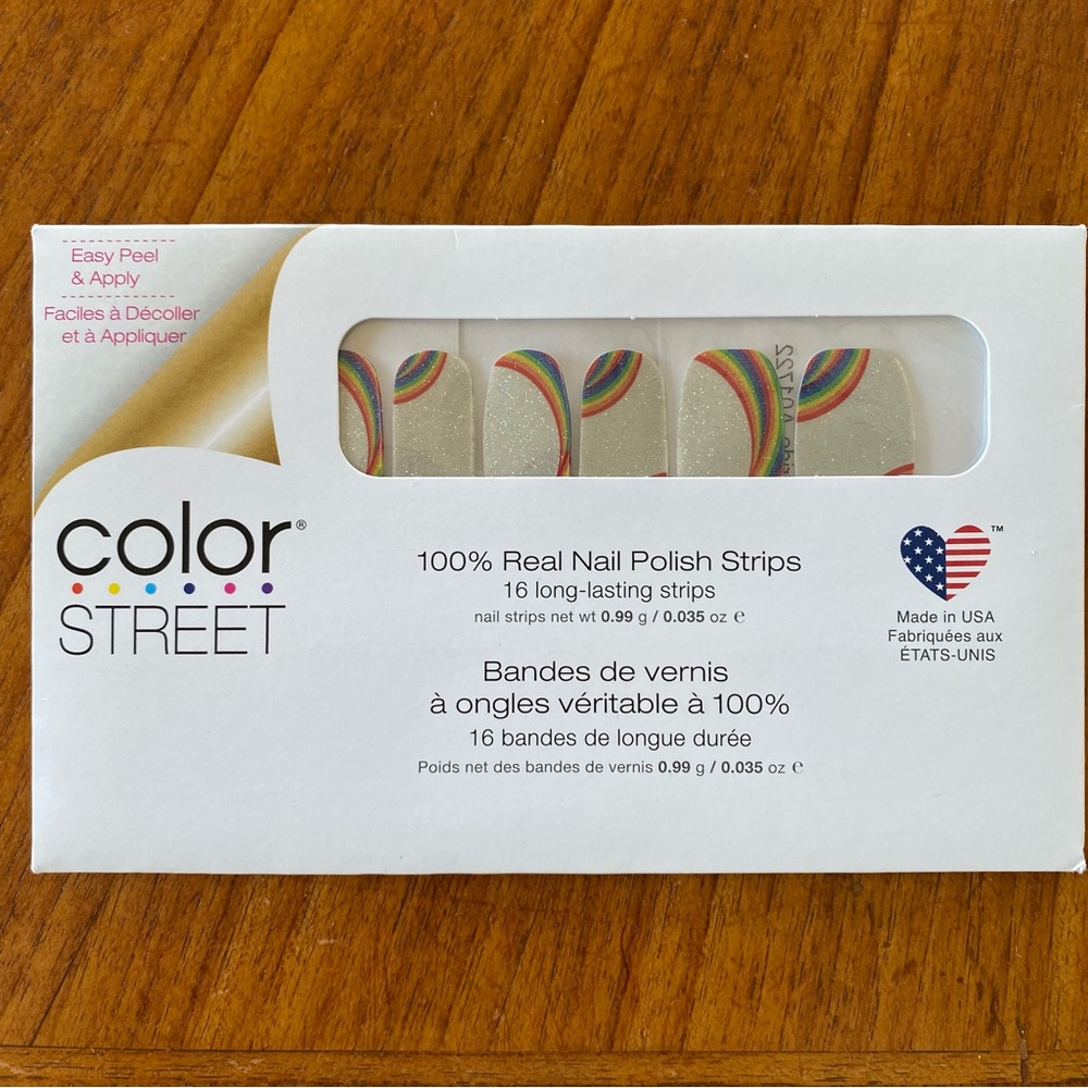 4/$25 Color Street Nail Strips NWT “Take Pride”